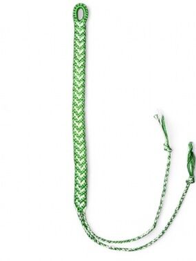 Handmade Green & White Friendship Woven Bracelet Strap